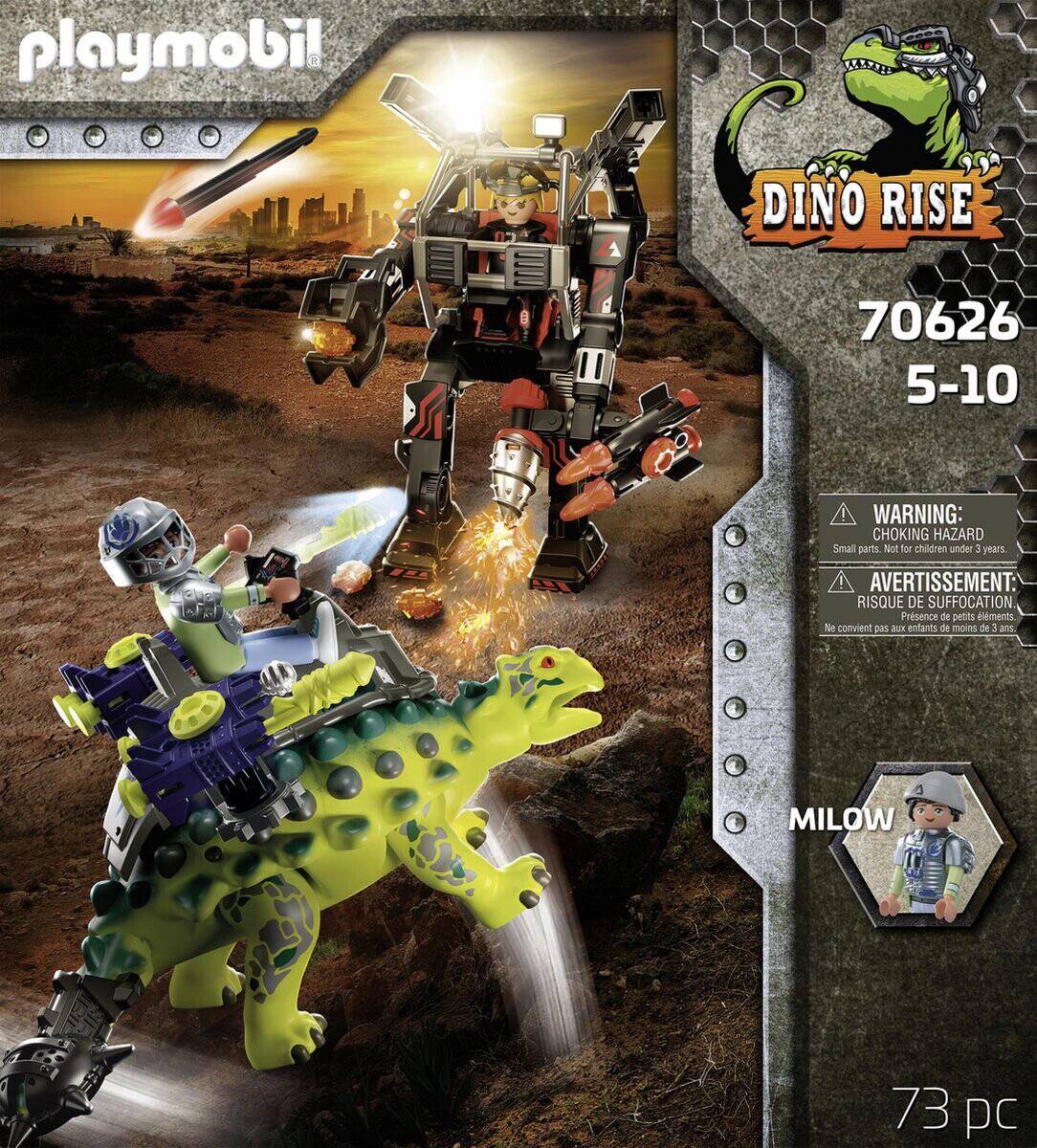 Playmobil Dino Rise Saichania Abwehr des Kampfläufers 70626