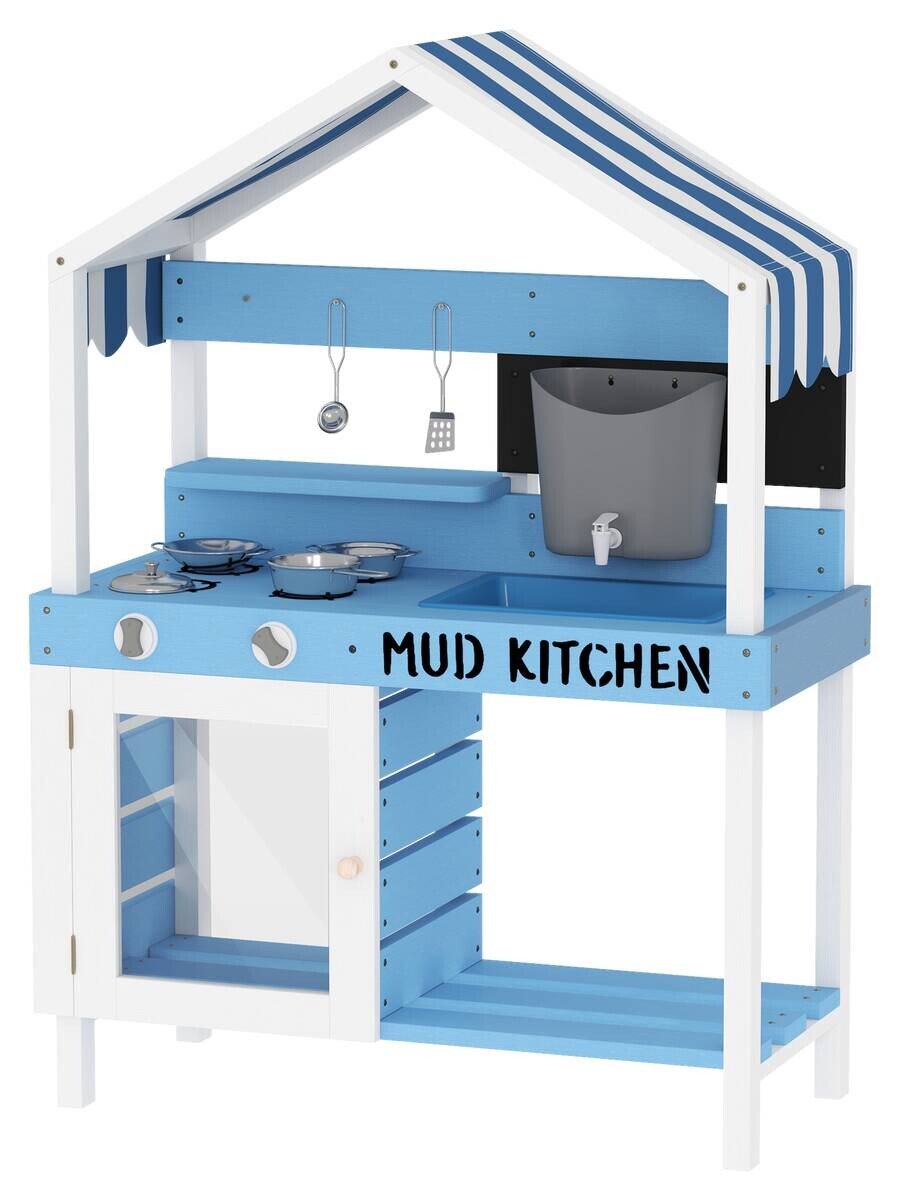 AIYAPLAY Kinderküche B/H/L: ca. 36,5x112x80 cm
