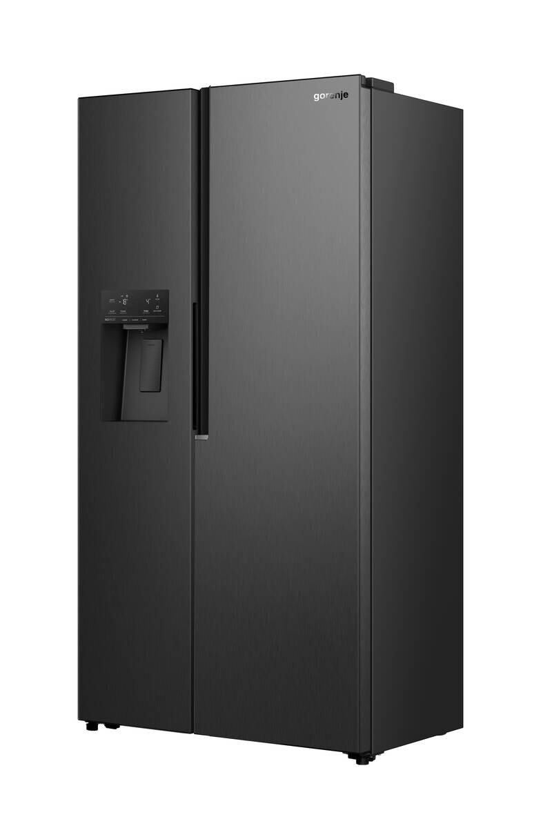 Gorenje Side-by-Side NRS9E6BX schwarz B/H/T: ca. 91,1x178,6x61,5 cm