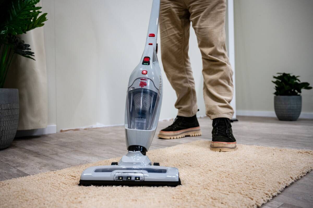 Dirt Devil Handstaubsauger grau Kunststoff B/H/L: ca. 28,5x110x17,8 cm