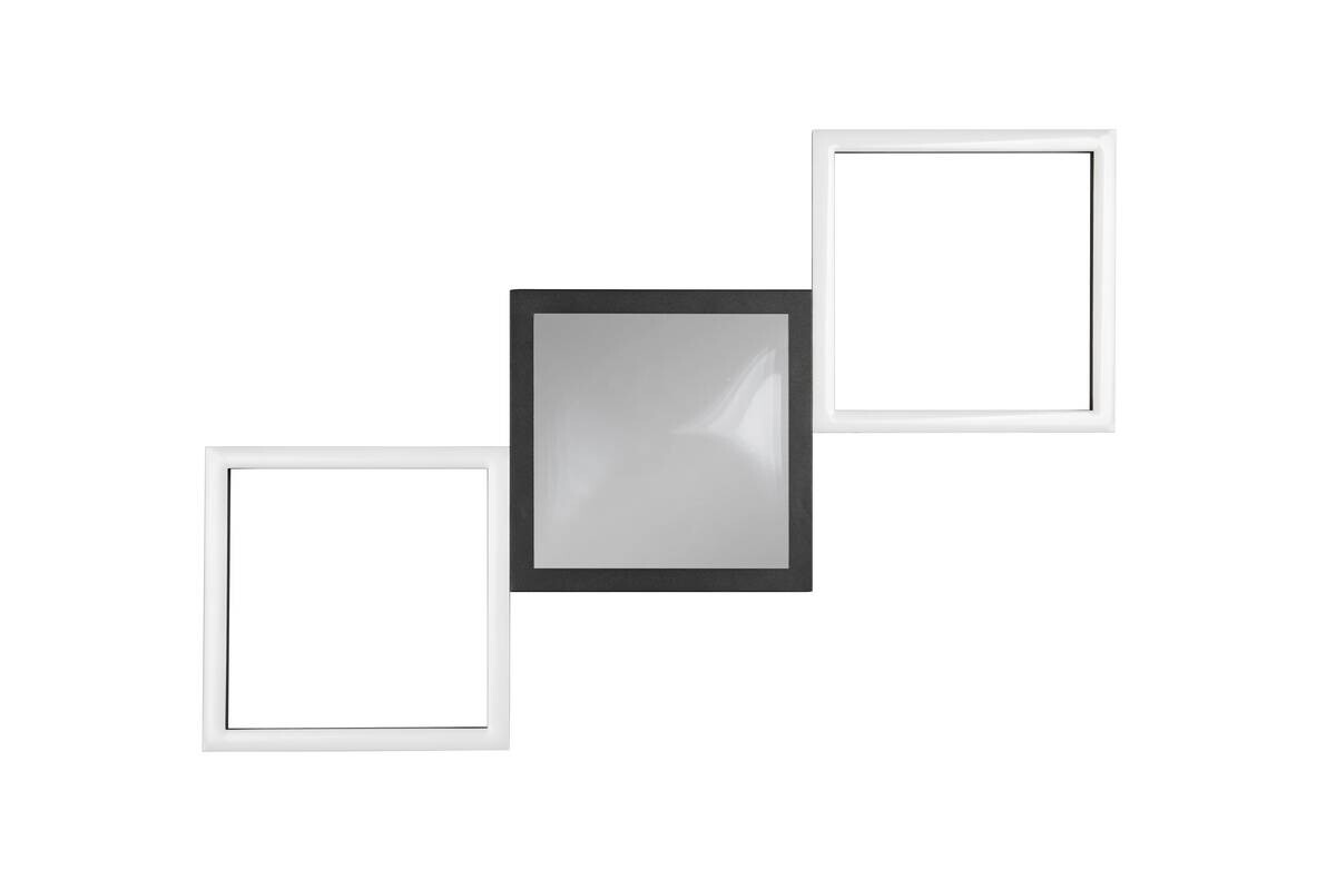 Reality LED-Deckenleuchte Gelo mattschwarz Metall B/H/L: ca. 43x4x66 cm