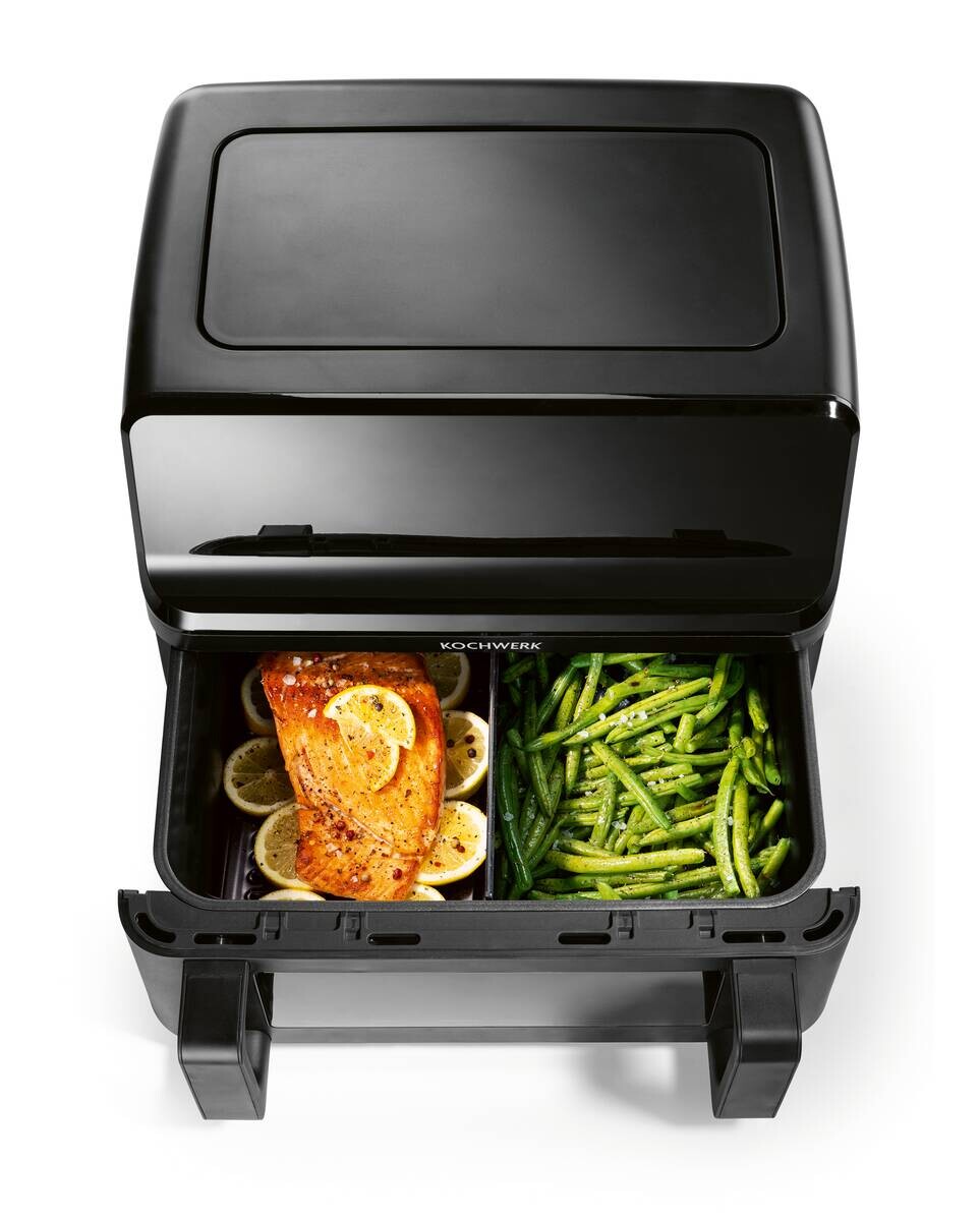 Rachs KOCHWERK Heißluftfritteuse 14349 schwarz Kunststoff B/H/L: ca. 37,5x38x30 cm ca. 9 l