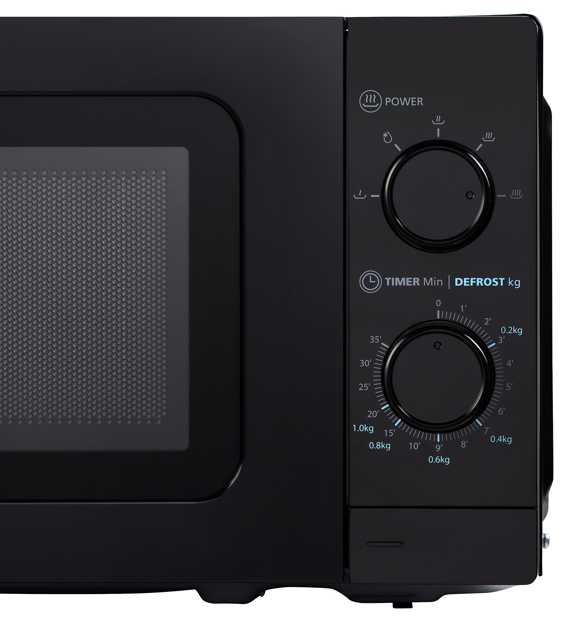 POCOline Mikrowelle MM720C2GX-PM schwarz Metall B/H/T: ca. 44x26x33 cm ca. 20 l