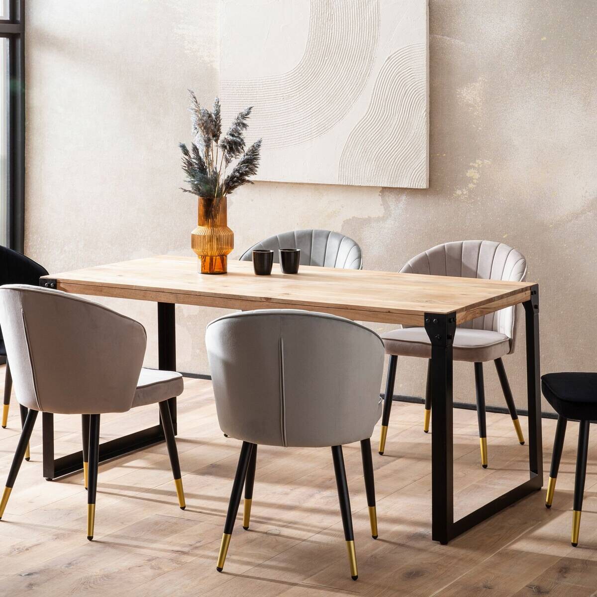 Esstisch braun B/H/T: ca. 120x76x60 cm