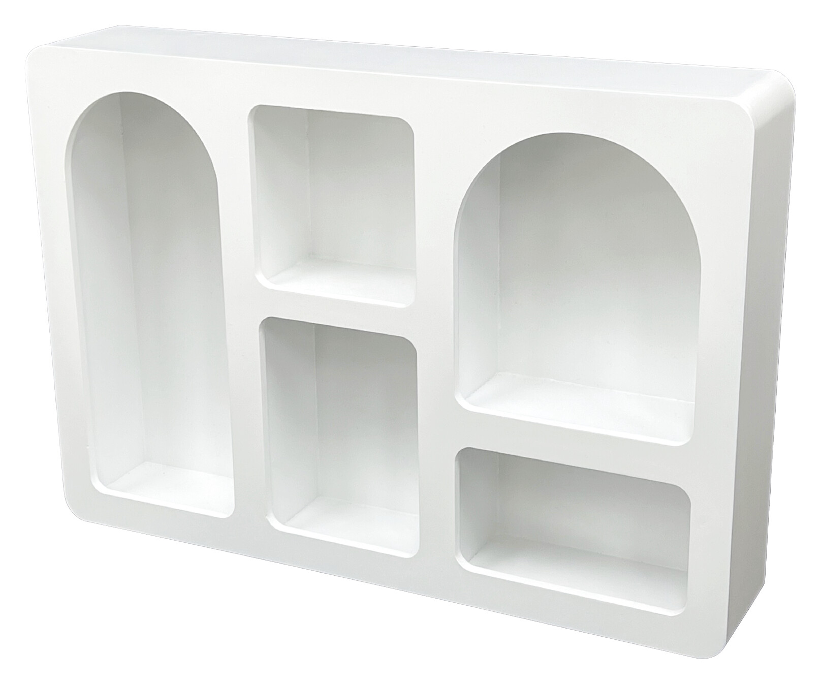 Wandregal Betty weiß B/H/T: ca. 35x50x9 cm