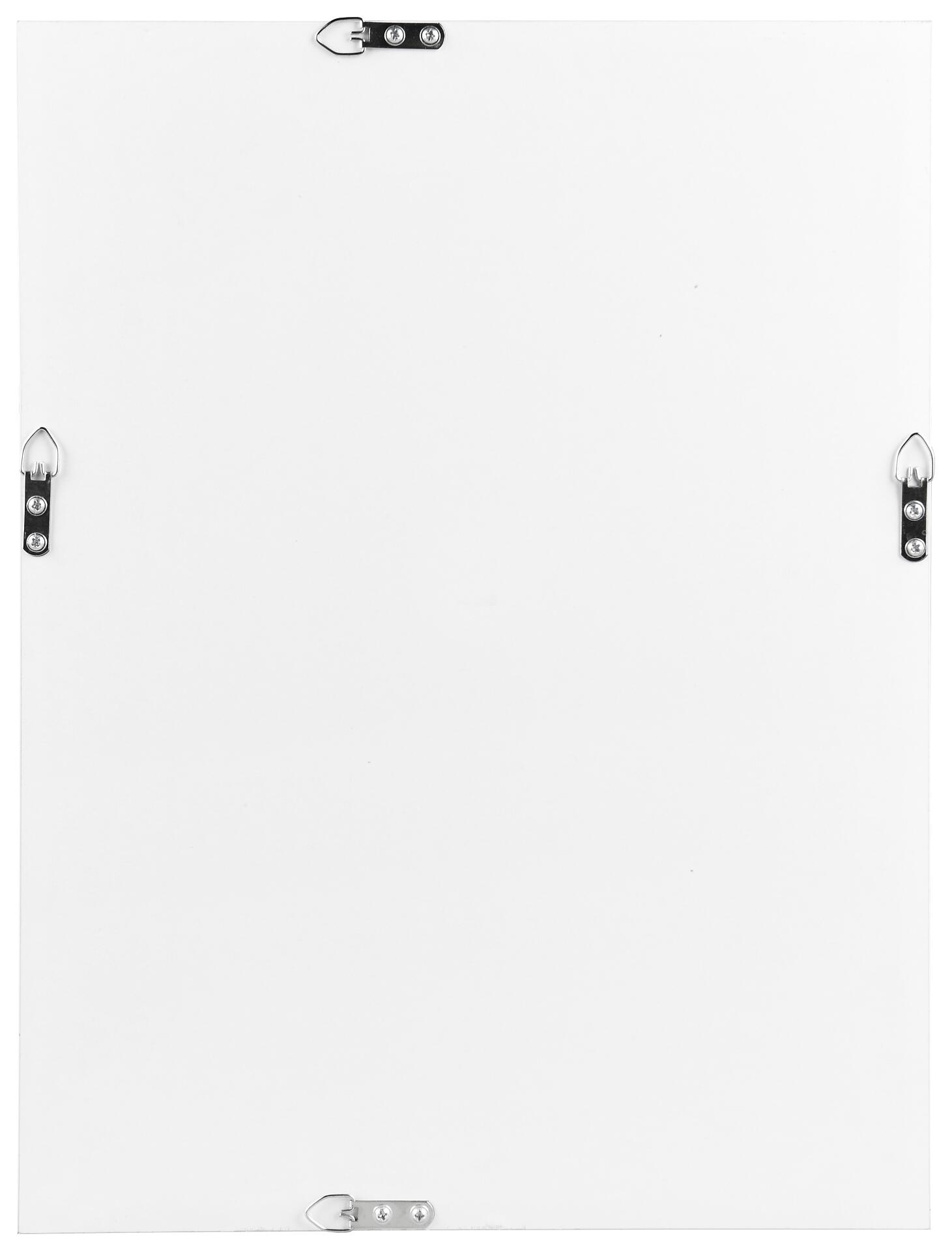 Mirrors&More Rahmenspiegel ELENOR weiß gold Optik B/H/T: ca. 34x45x1,5 cm