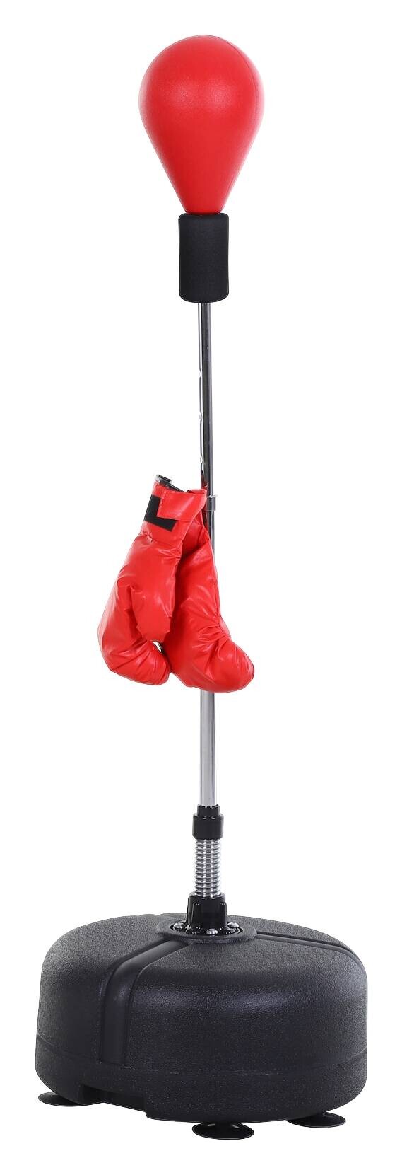 HOMCOM Punchingball-Set rot Stahl B/H/L: ca. 48x154x48 cm