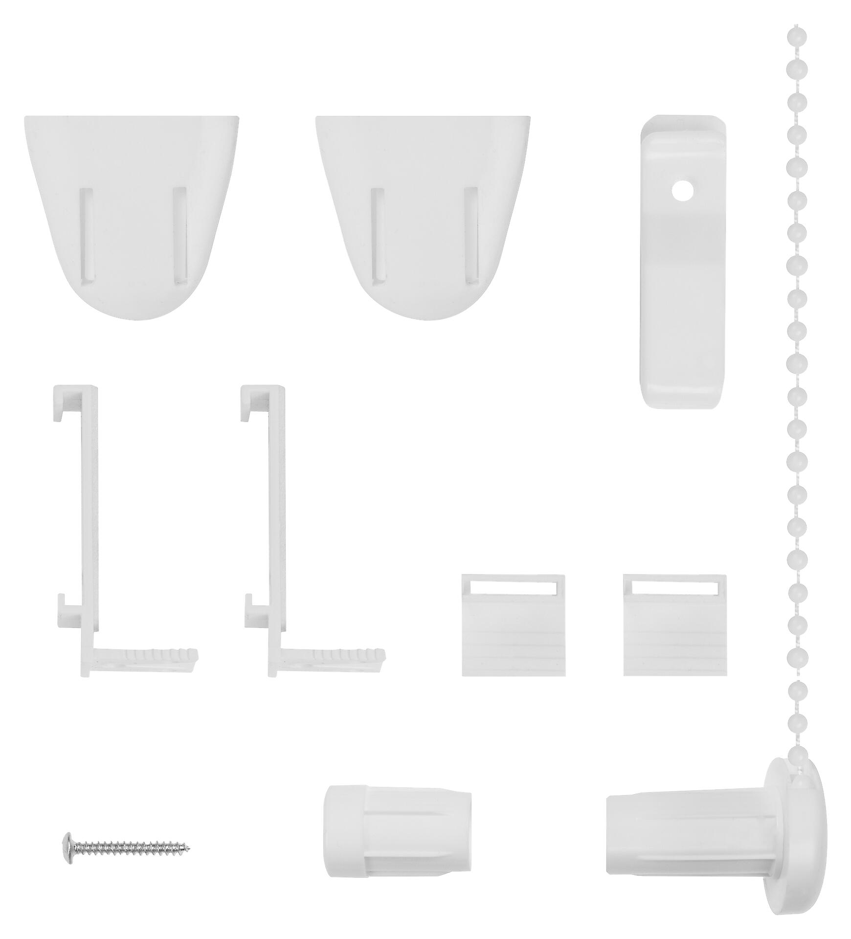 LICHTBLICK Klemmträger und Zubehör Montage-Set für Rollo