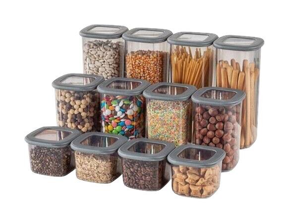 HermiaConcept Vorratsdosenset 24tlg. anthrazit
