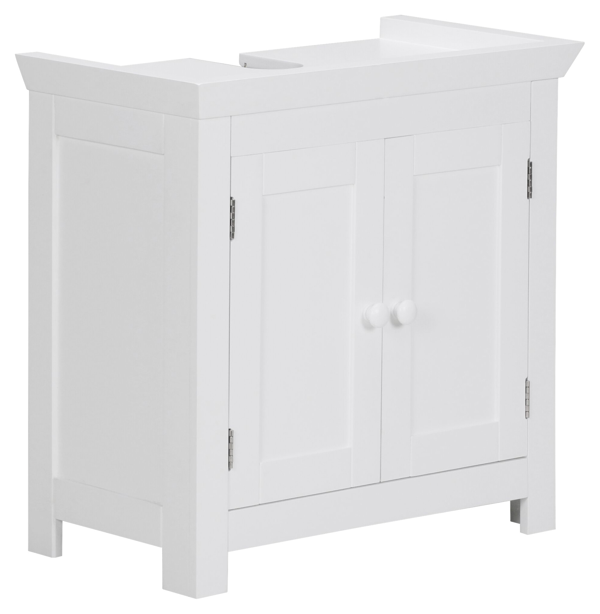 Waschbeckenunterschrank weiß B/H/T: ca. 30x56x57 cm