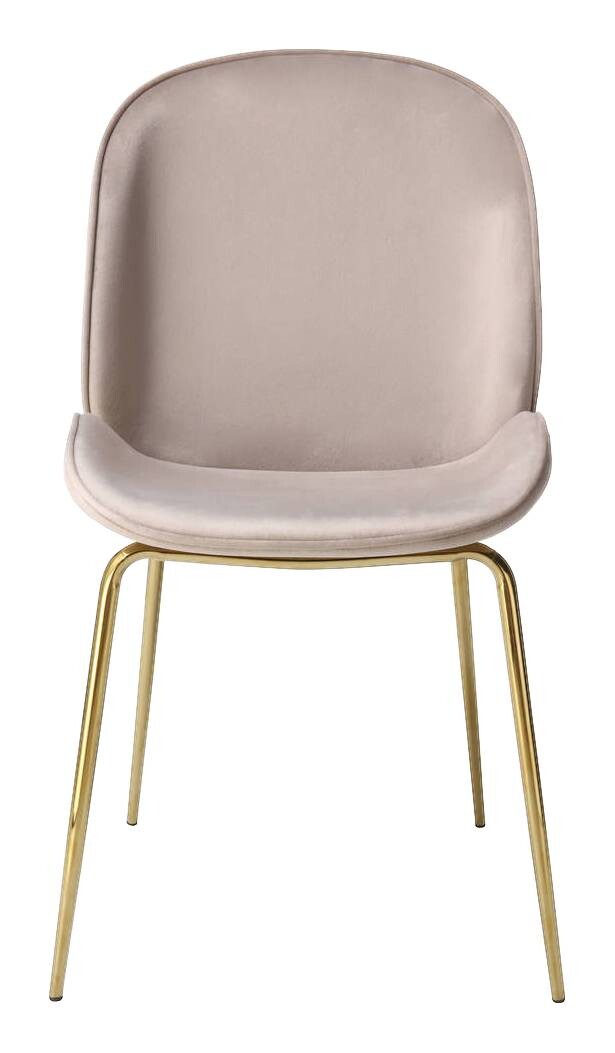 Stuhl Charlize 100 2er beige Microfaser B/H/T: ca. 48x87x59 cm