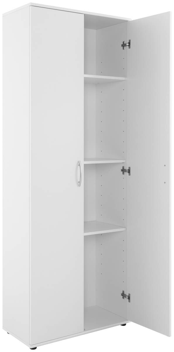 Putzschrank Andy 4 weiß B/H/T: ca. 70x187x35 cm