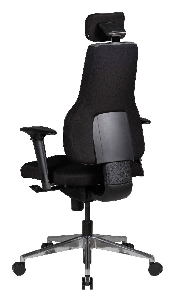 Drehstuhl schwarz Stoff