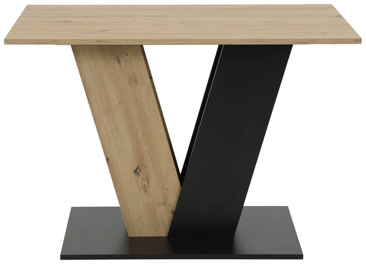 Esstisch Judith Eiche schwarz B/H/T: ca. 110x76x68 cm