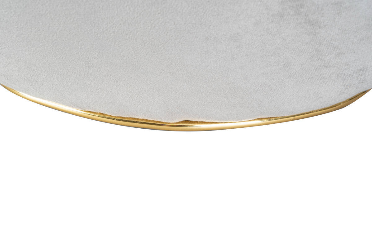 360 Living Hocker Contessa 100 taupe gold B/H/T: ca. 60x42,5x60 cm