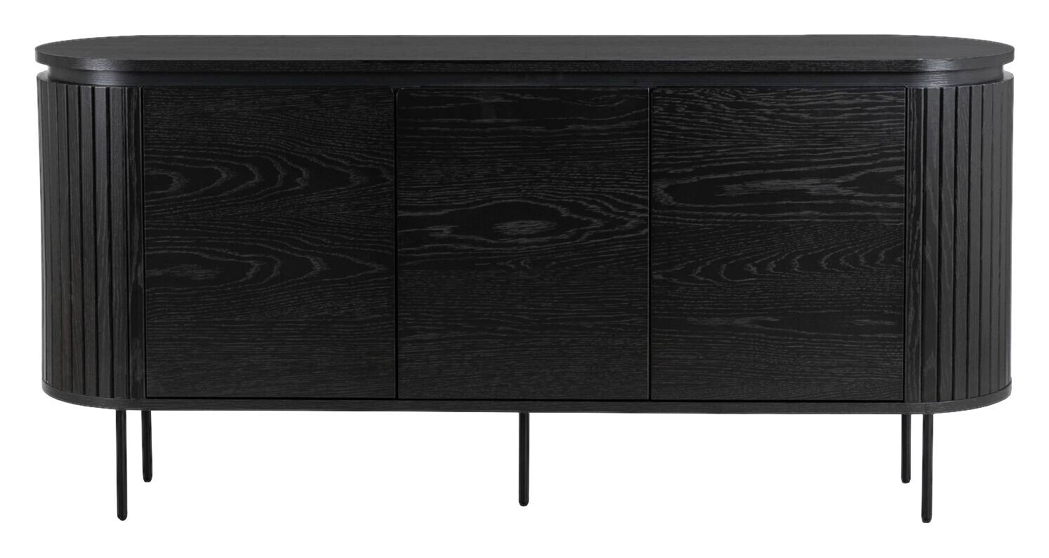 Kommode ALBERI schwarz B/H/T: ca. 160x76x40 cm