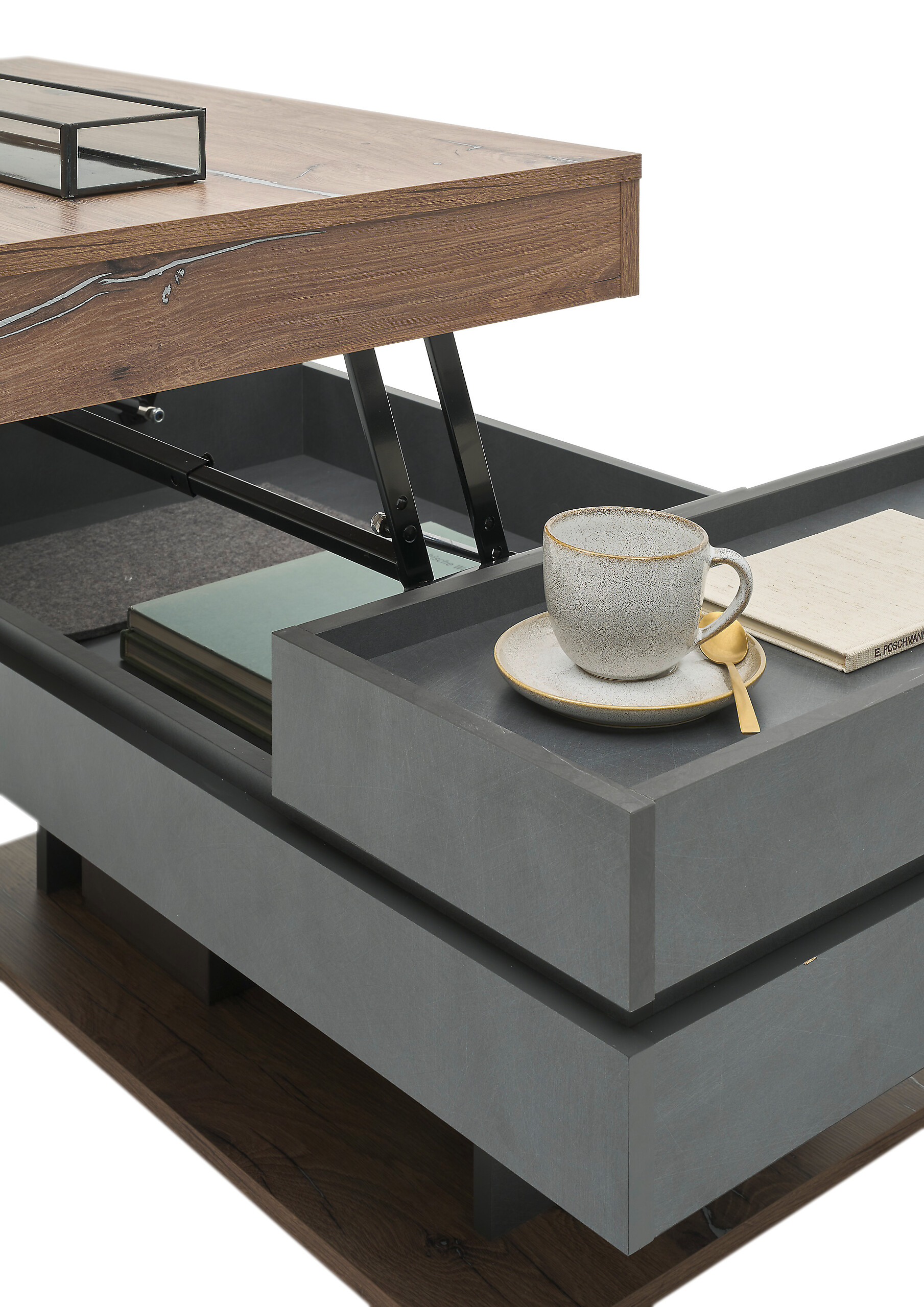 Couchtisch Kathi Eiche Matera B/H/T: ca. 110x43x60 cm