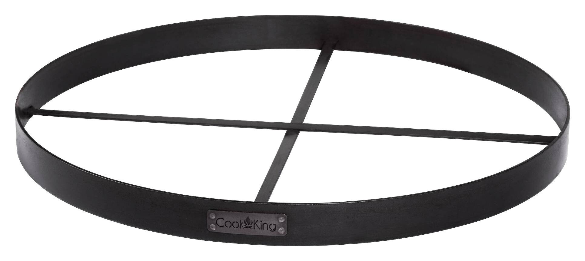 CookKing Feuerschalenbasis 80 schwarz Stahl B/H/T: ca. 80x6x80 cm