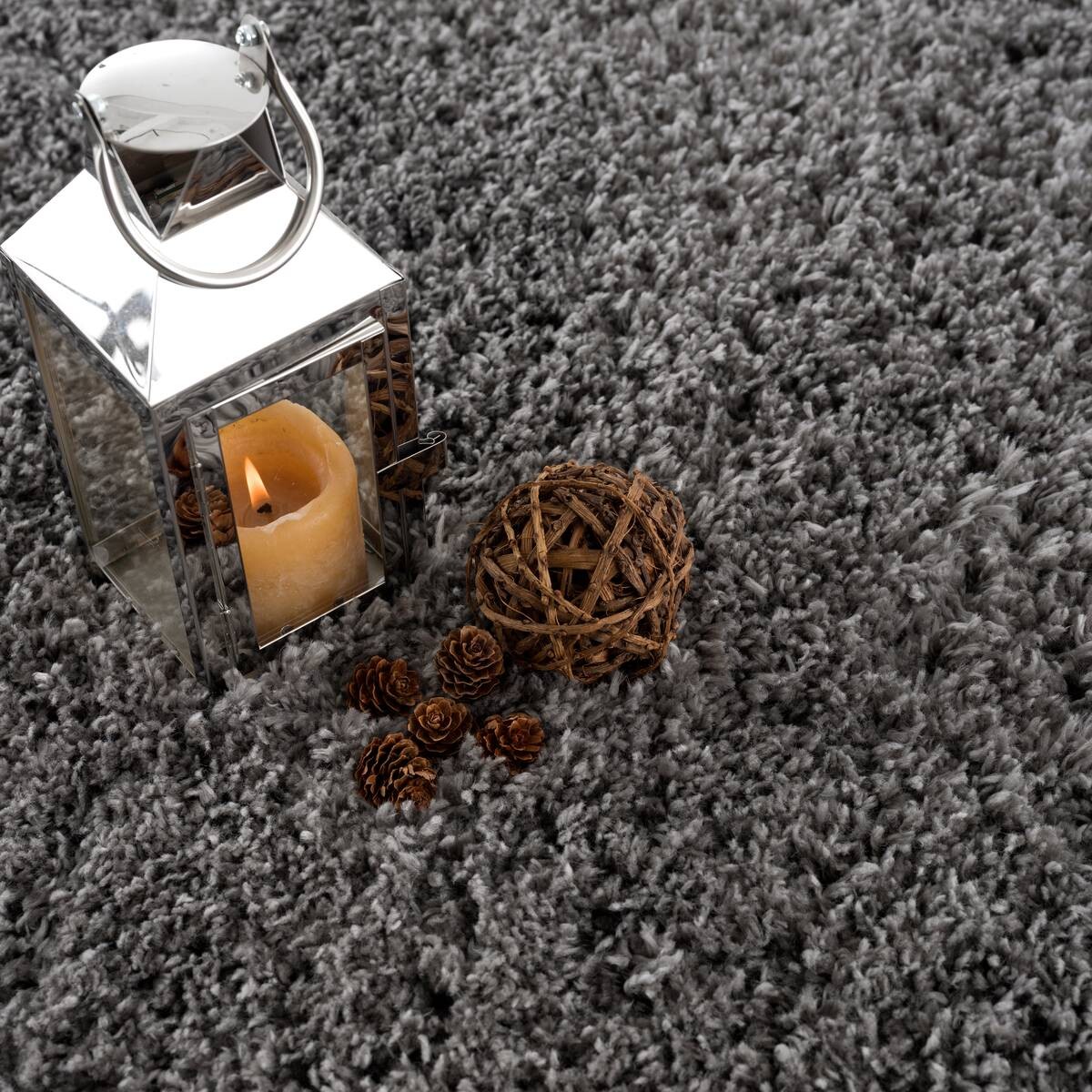 Sanat Teppich Porto dunkelgrau B/L: ca. 120x170 cm