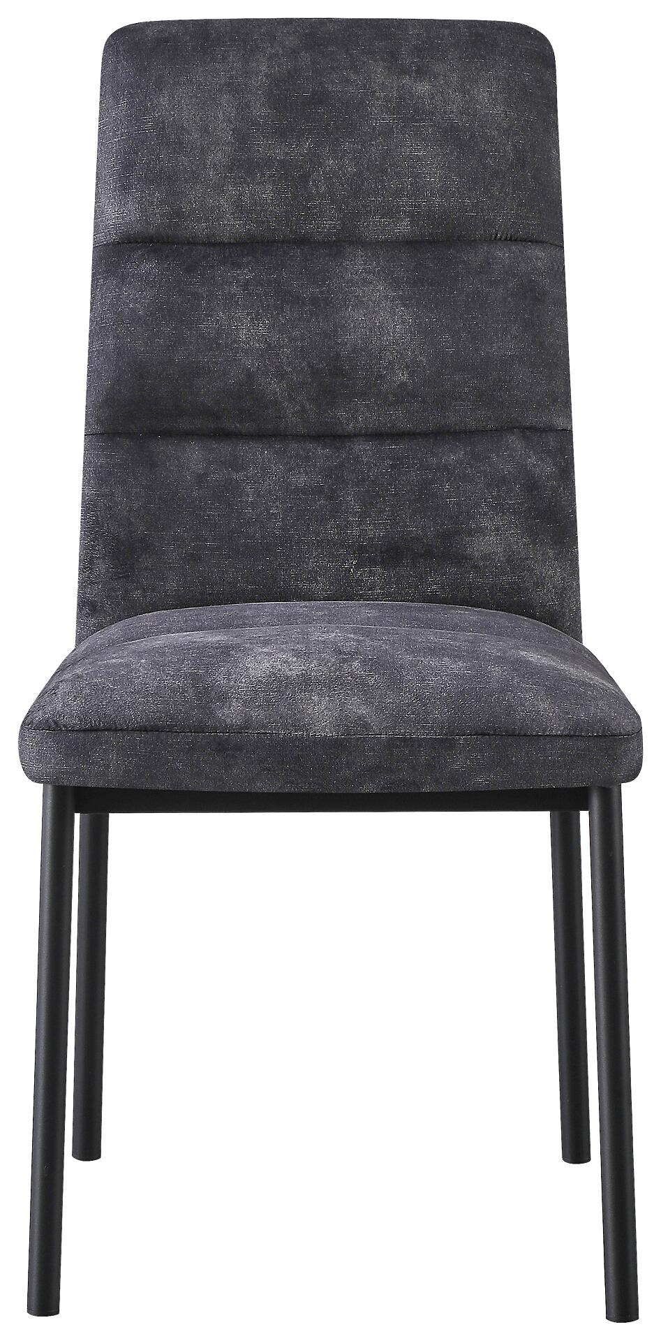 Stuhl Daniel anthrazit Microfaser B/H/T: ca. 45x94x60 cm