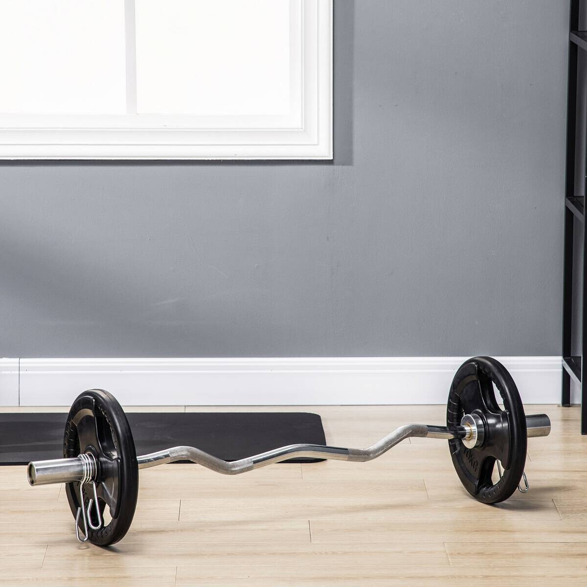 SPORTNOW Hantelscheibe schwarz Edelstahl B/H/L: ca. 32x32x4 cm