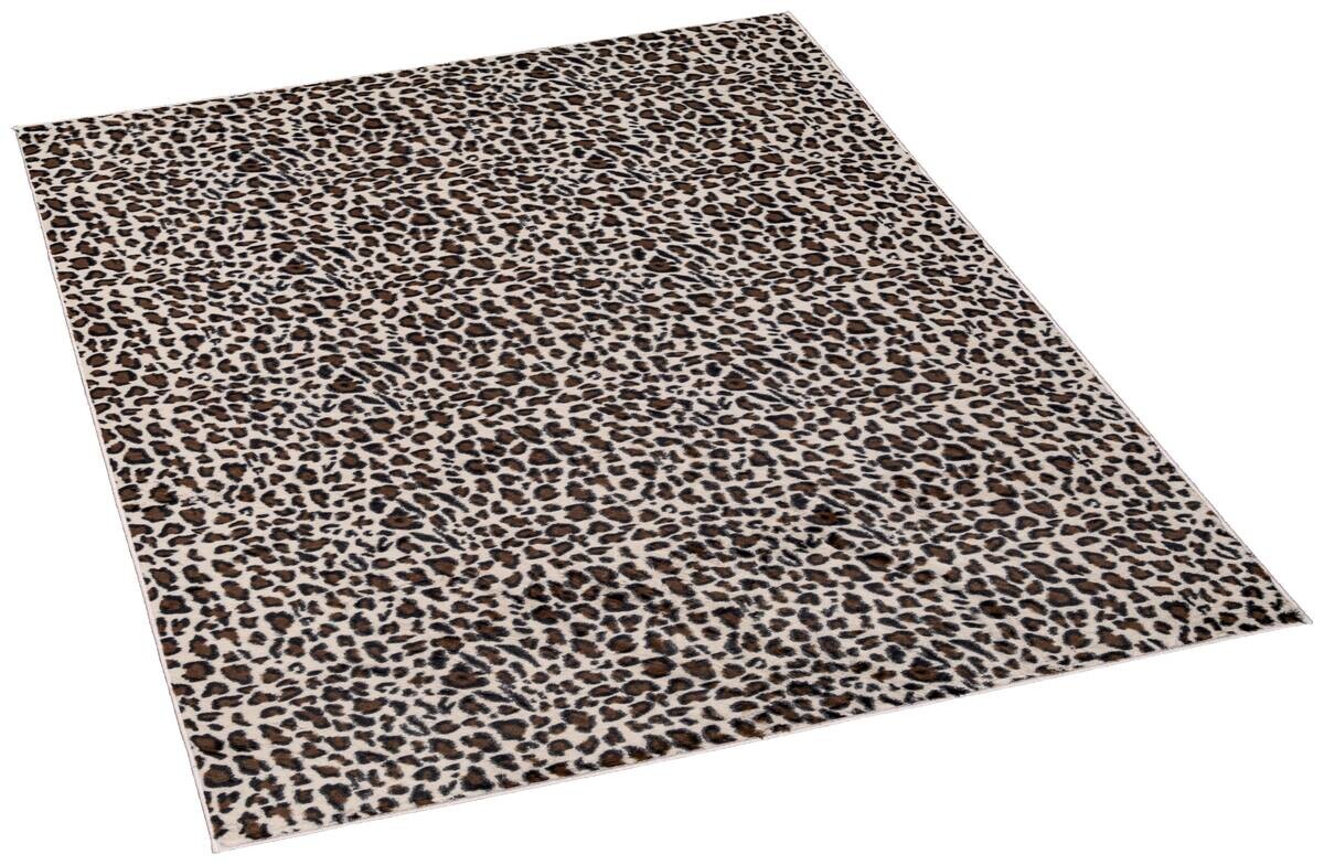 Fellimitat Leo beige B/L: ca. 120x160 cm