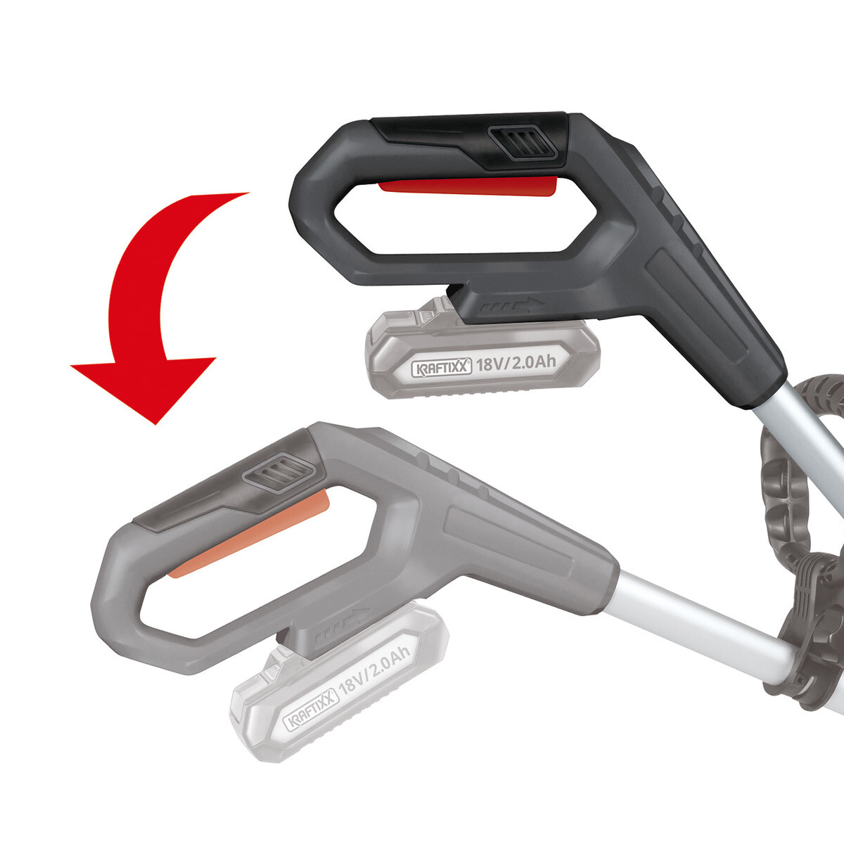 Kraftixx Akku-Rasentrimmer KX-ART 1826 Li Solo ca. 18 V