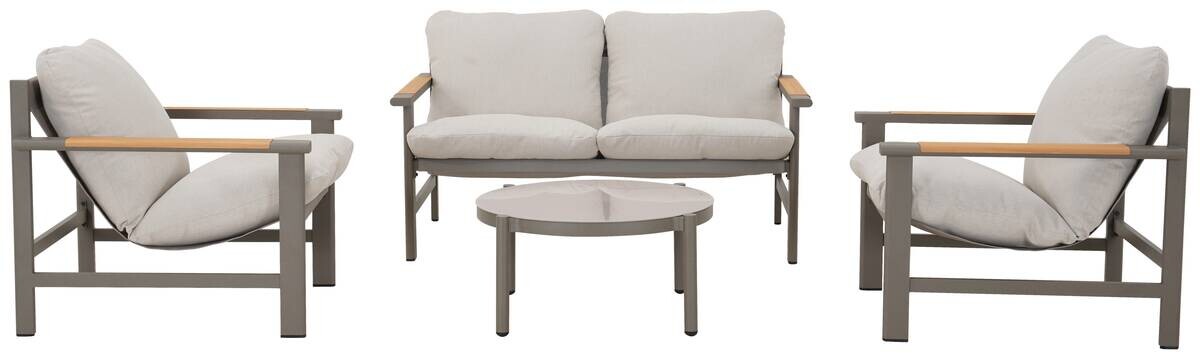 POCOline Gartensitzgruppe Kos grau Alu