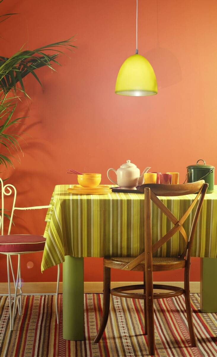 Näve Leuchten Pendelleuchte 6063517 grün Kunststoff B/H/T: ca. 25x110,8x25 cm E27 1 Brennstellen