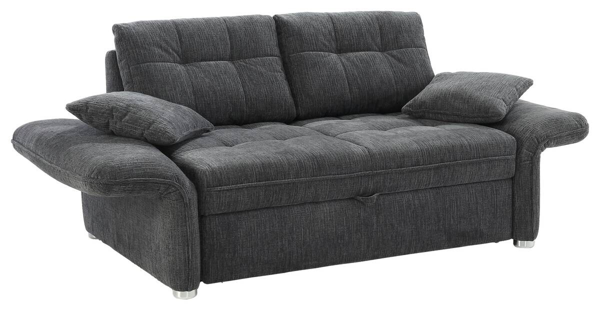 Schlafsofa grau Polyester B/H/T: ca. 191x84x105 cm