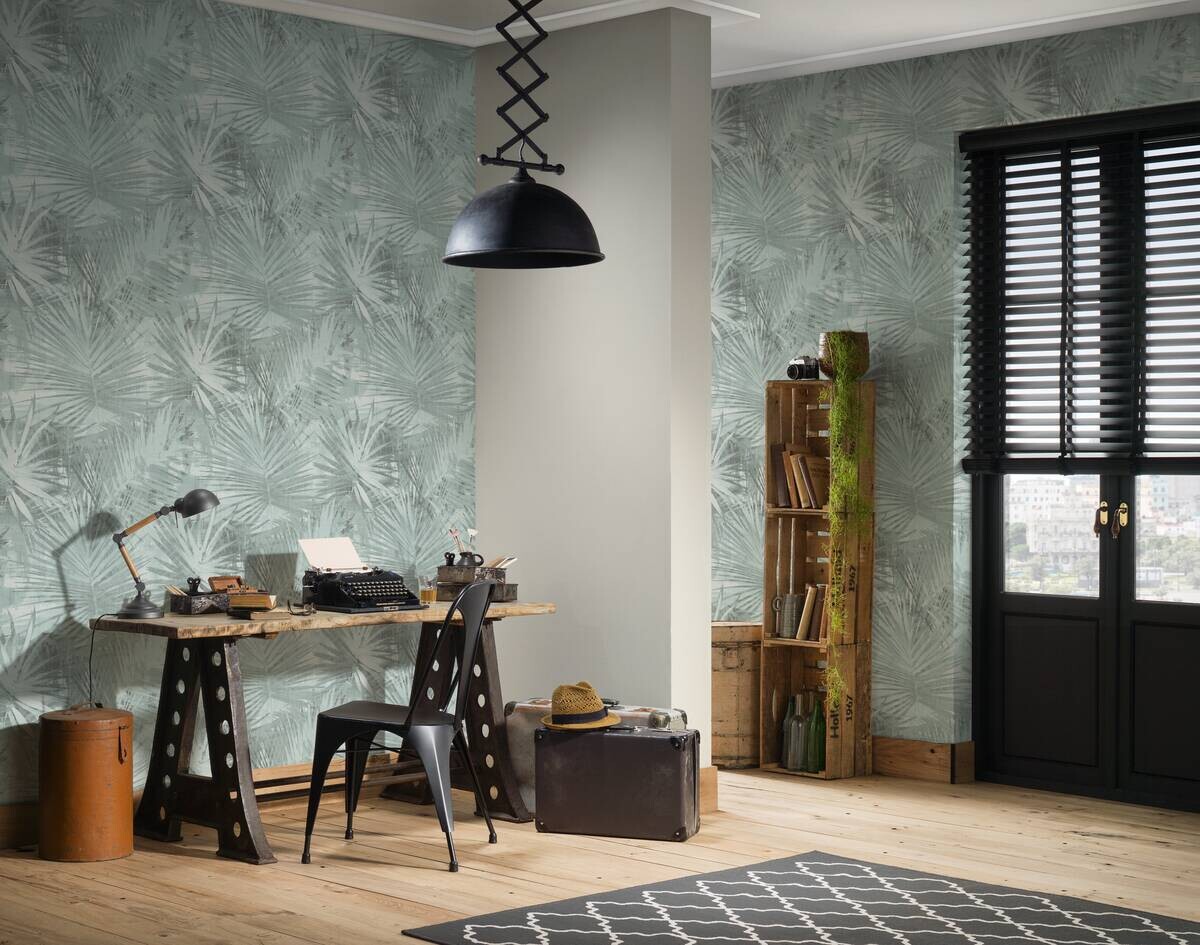 A.S.Creation Vliestapete Black & White Uni weiß B/L: ca. 53x1005 cm