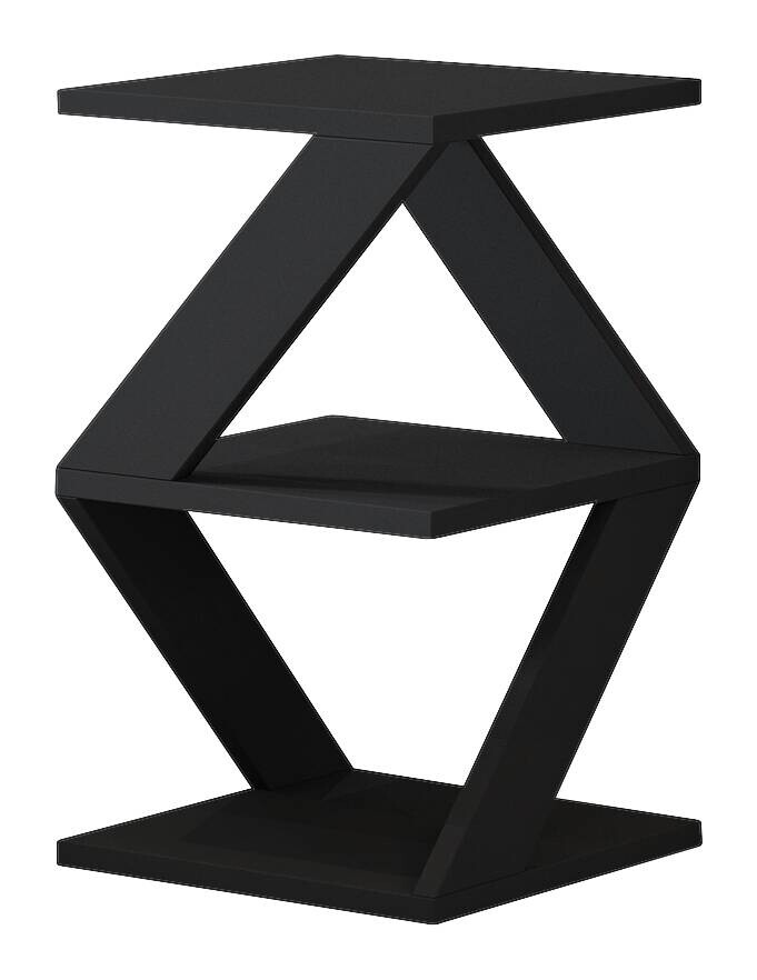 Beistelltisch Tulpe grau Spanplatte B/H/T: ca. 29,6x54,2x29,6 cm