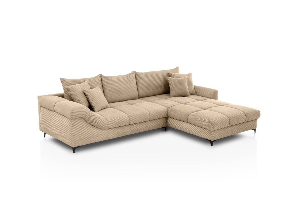 Ecksofa taupe Microfaser B/H/T: ca. 332x96x227 cm Ecksofa taupe Microfaser B/H/T: ca. 332x96x227 cm