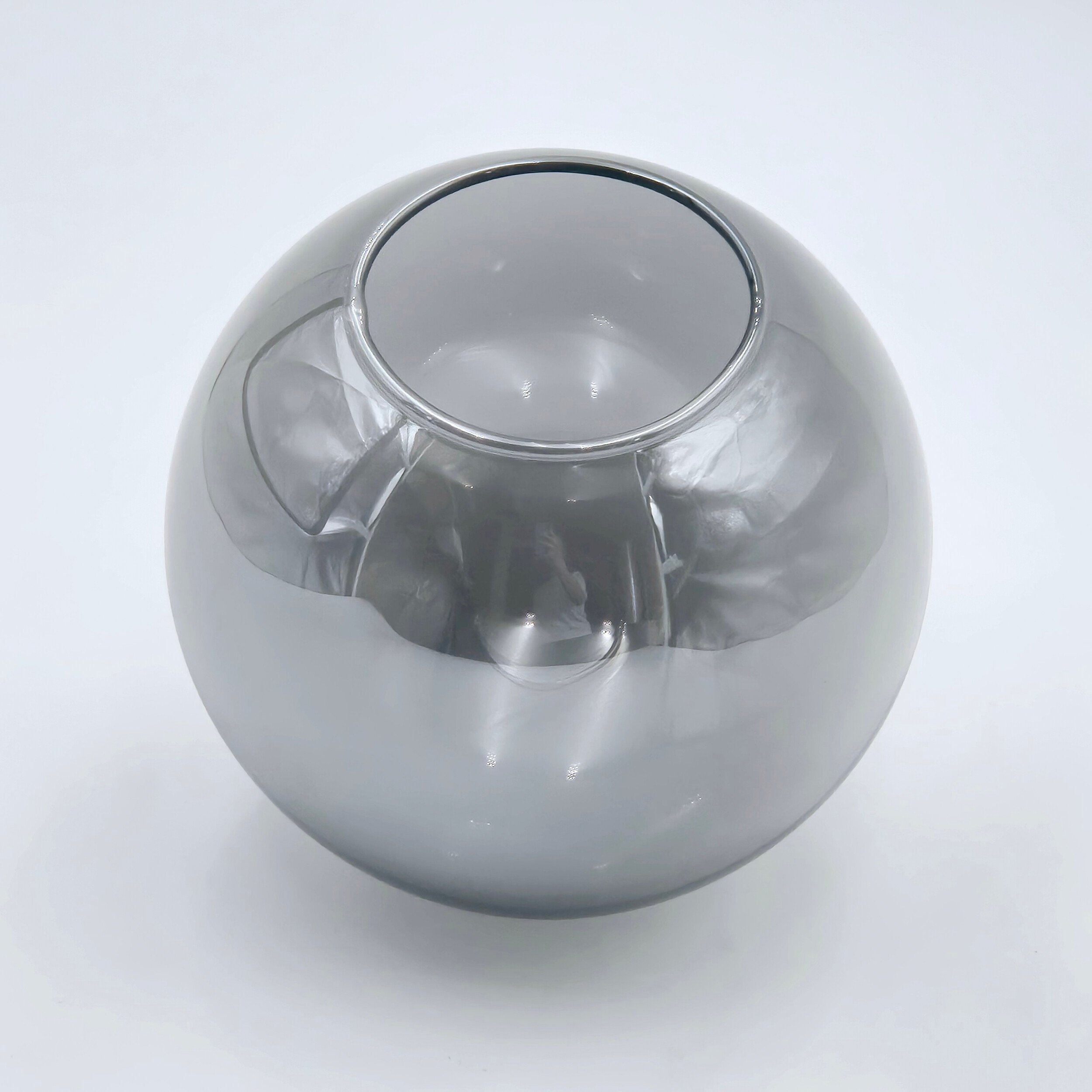 Lamkur Deckenleuchte Lilou Chrom Glas Stahl B/H/L: ca. 61x53x61 cm E14 4 Brennstellen