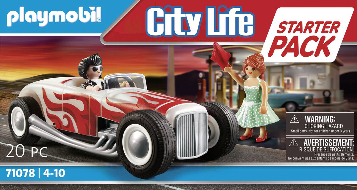 Playmobil City Life Starter Pack Hot Rod 71078