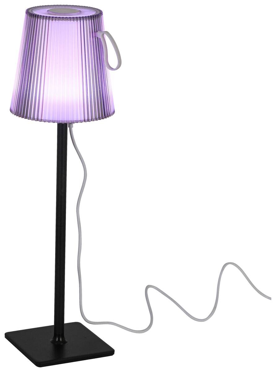 Tischleuchte anthrazit H/D: ca. 36x11 cm