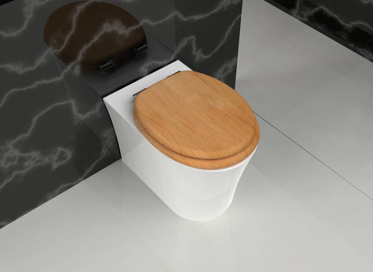 POCOline WC-Sitz Holzoptik MDF POCOline WC-Sitz Holzoptik MDF