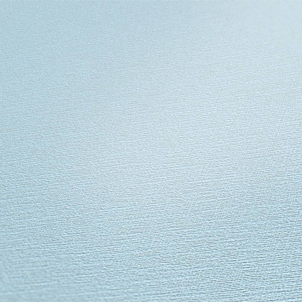 A.S.Creation Vliestapete Attractive Uni blau B/L: ca. 53x1005 cm