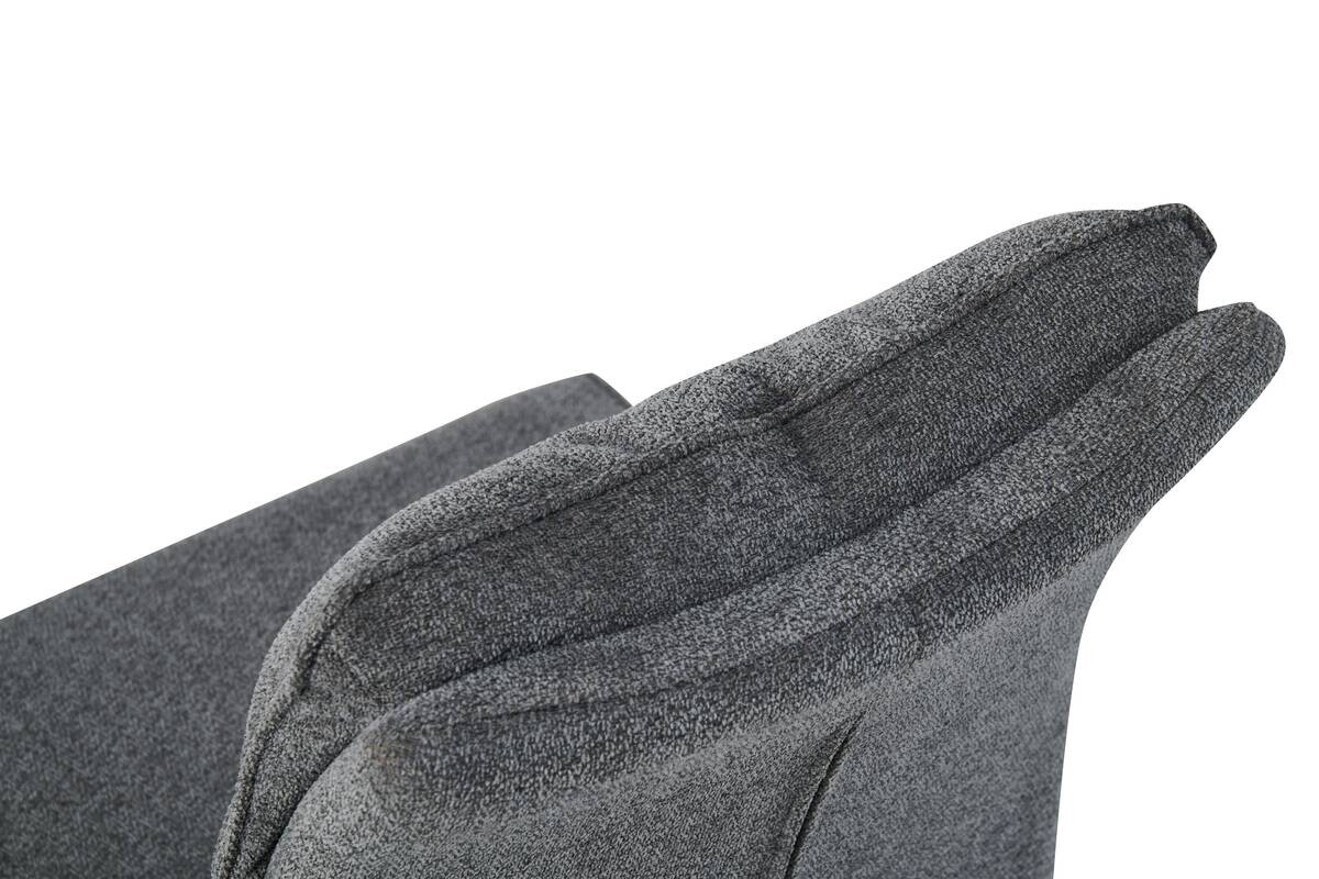 Schwingstuhl FRIEDA, 2er Set anthrazit schwarz B/H/T: ca. 47x94x61 cm