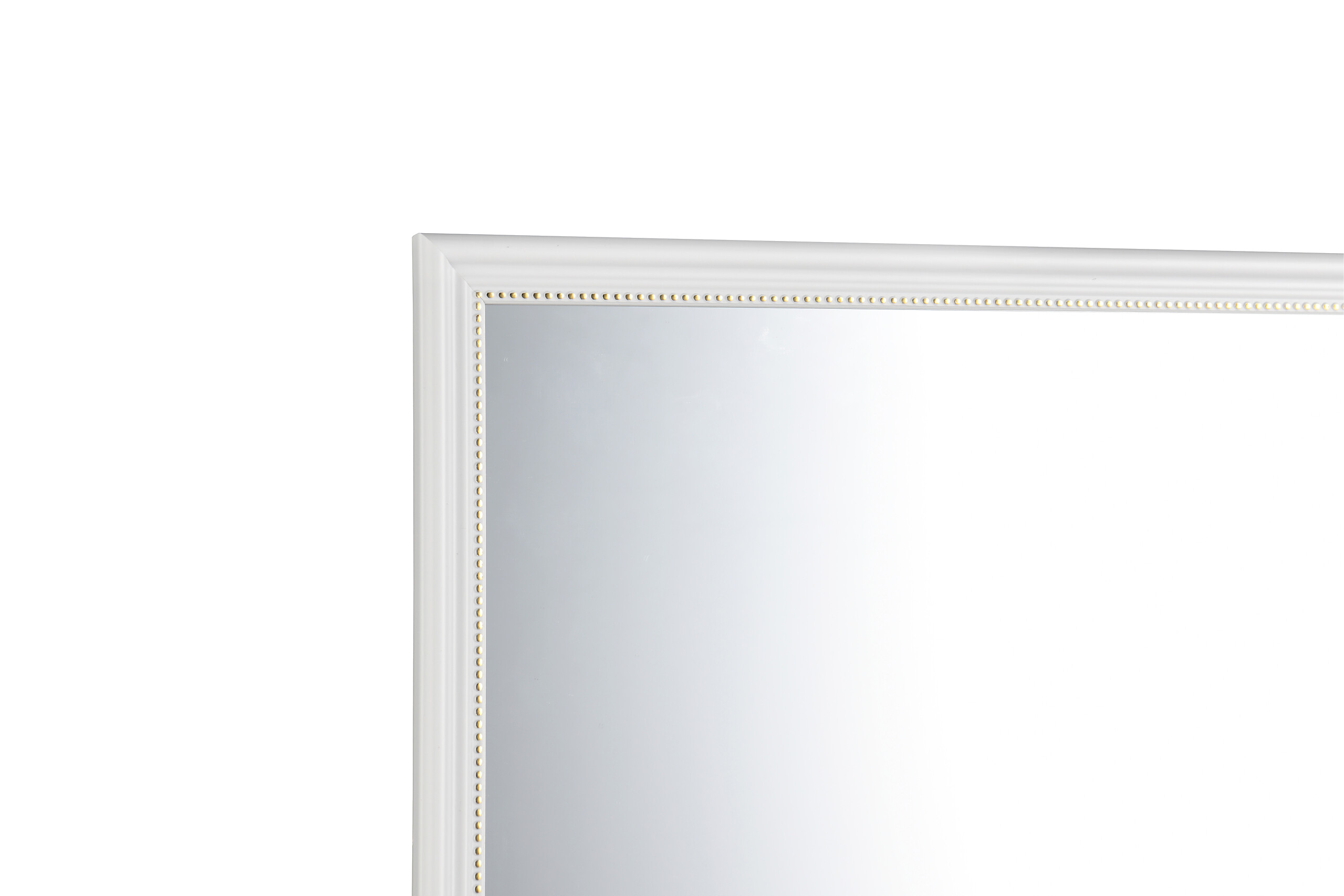 Rahmenspiegel Nadine weiß gold B/H/T: ca. 34x125x2 cm