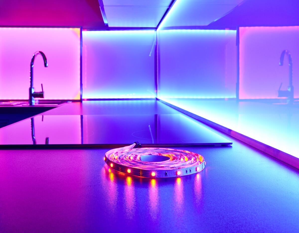 POCOline Lichtband Flexo Kunststoff Metall L: ca. 300 cm