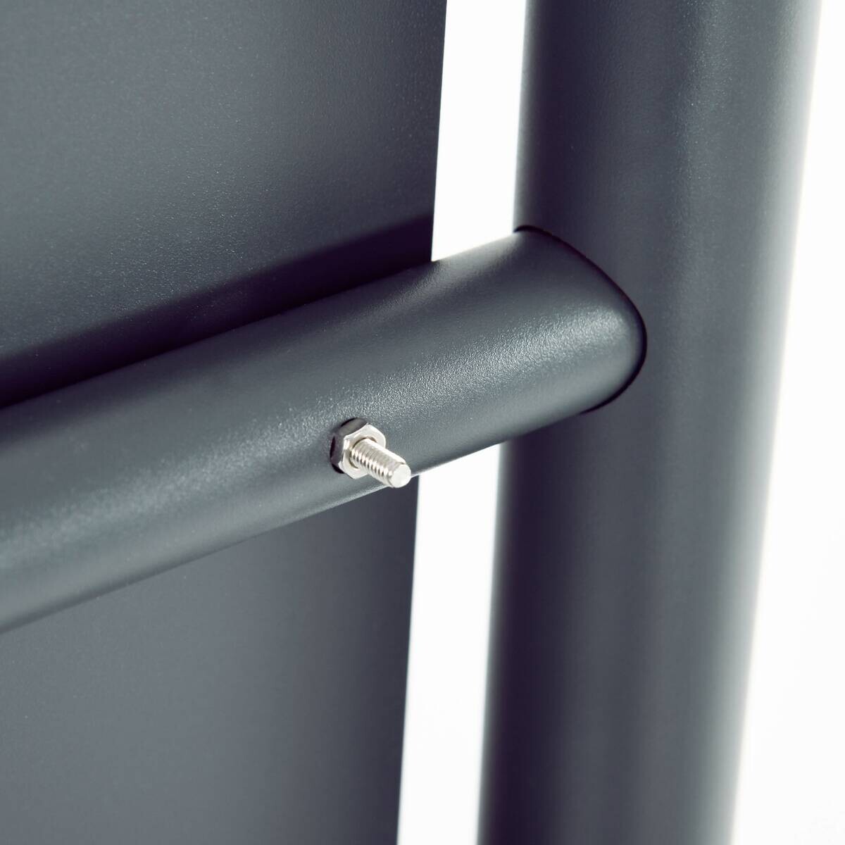 HOMCOM Briefkasten dunkelgrau B/H/L: ca. 15x44x114 cm