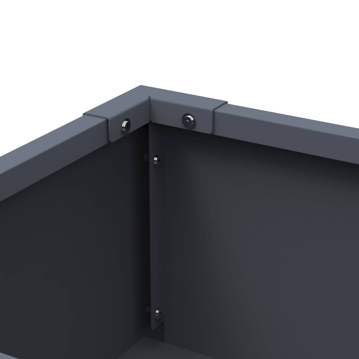 Westmann Hochbeet Vedura anthrazit Stahl B/H/L: ca. 74x80x40 cm