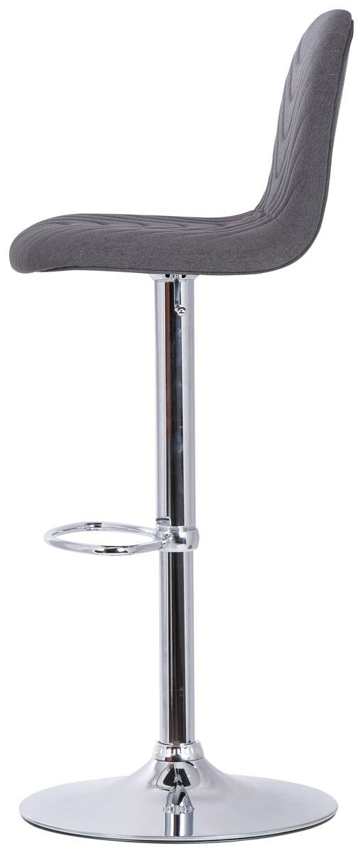 Barhocker CASINO 2er-Set anthrazit Webstoff B/H/T: ca. 41x88x52,5 cm