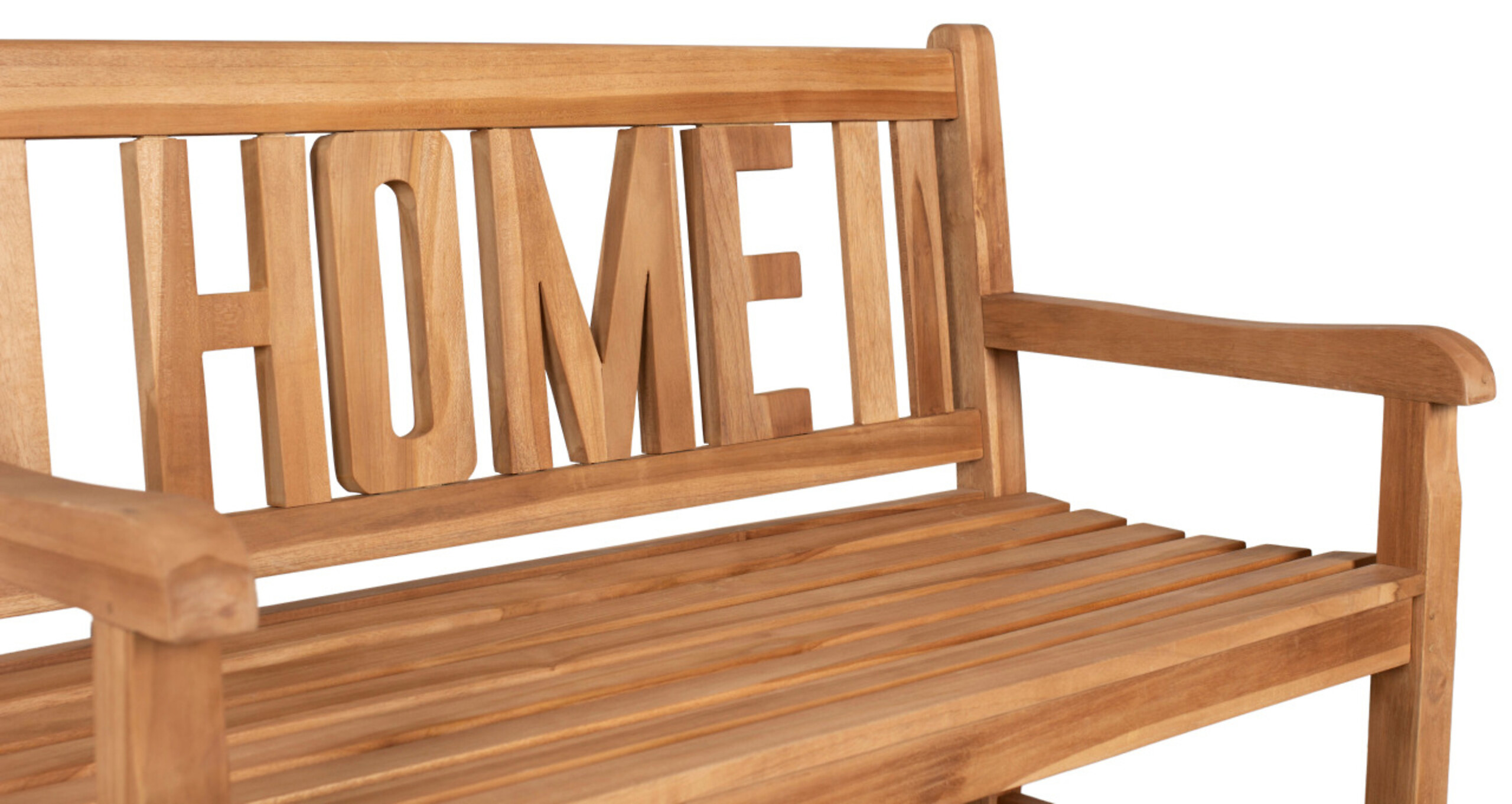 deVries Gartenbank Woodie natur Teakholz B/H/L: ca. 60x89x120 cm