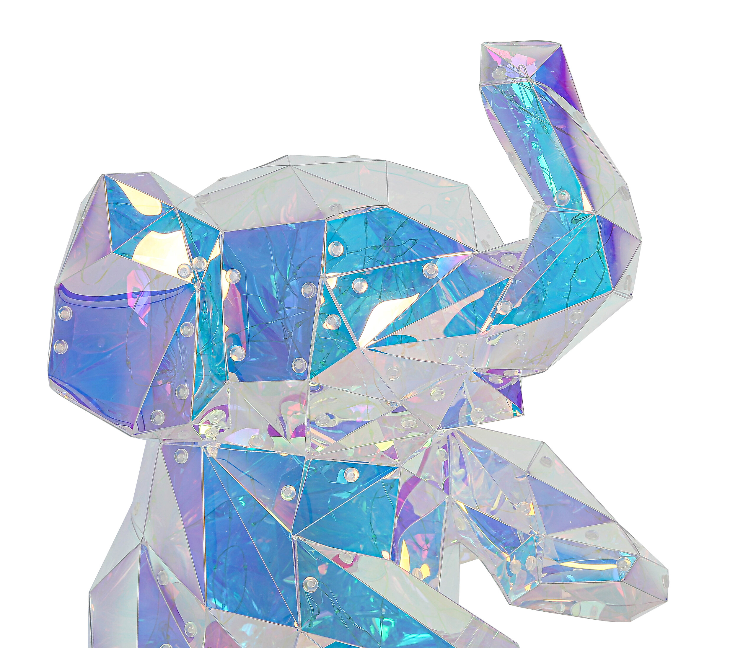 Nolo LED-Dekoleuchte Elefant transparent