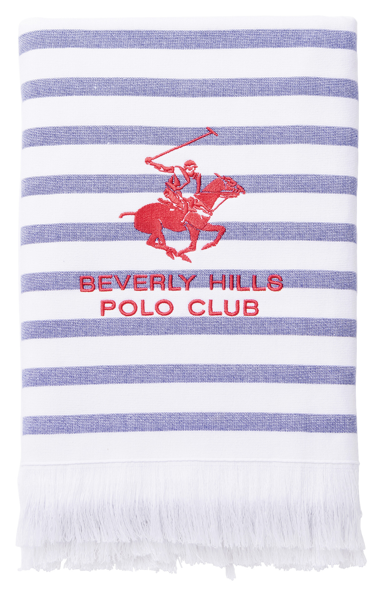 POLO CLUB Hamamtuch POLO CLUB blau Baumwolle B/L: ca. 80x165 cm