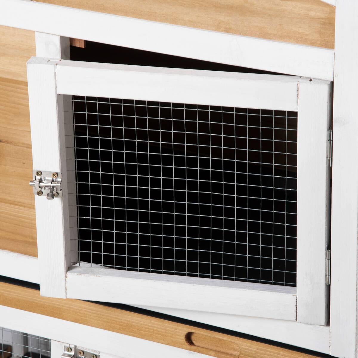 PawHut Stall gelb Polypropylen B/H/L: ca. 53x230x93,5 cm