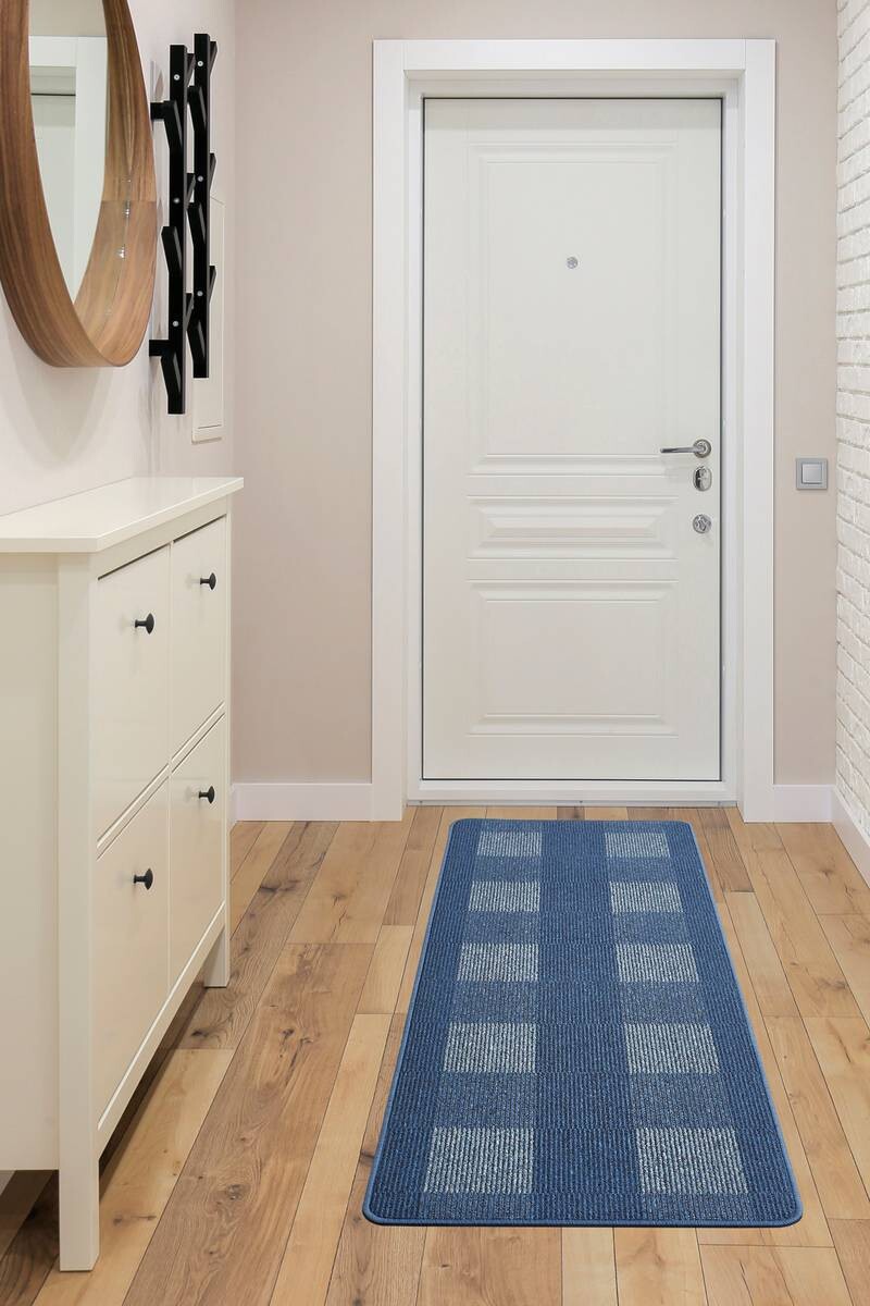 Andiamo Teppich Avallon blau B/L: ca. 67x200 cm