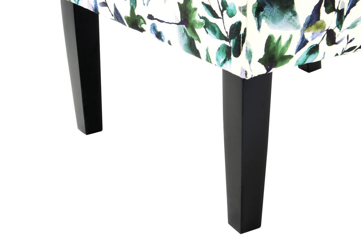 Stuhl Indira 100 grün weiß Microfaser Microfaser B/H/T: ca. 55x92x77 cm